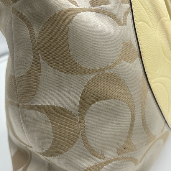 COACH Logo Monogram Large Shoulder Bag - Picture 4 of 14